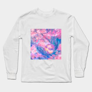 Cherry Blossom Treetops Long Sleeve T-Shirt